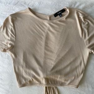 Lulus cropped tee
